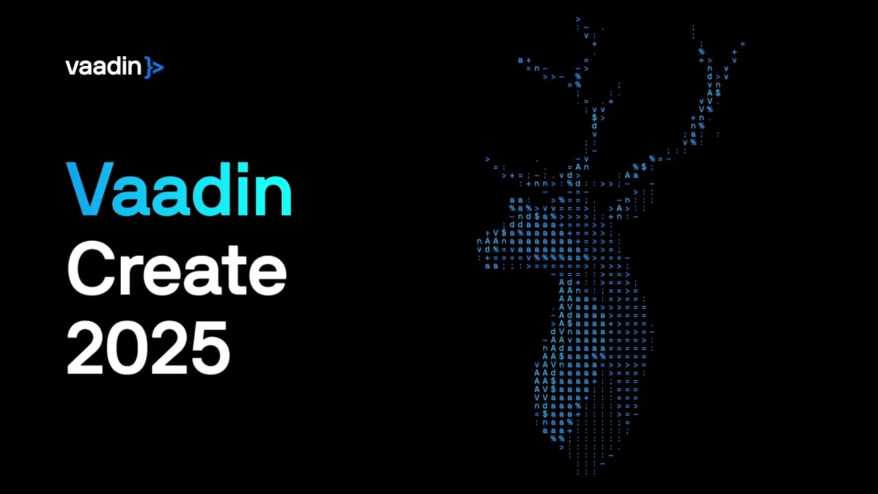 Welcome to Vaadin Create 2025