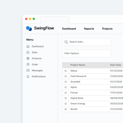 Fully modernized web application after completing Swing to web migration