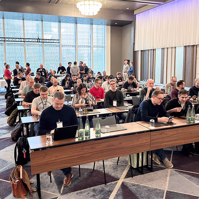 Vaadin Create 2025 - people at a conference